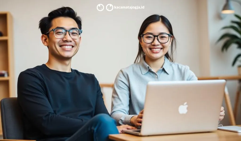 kacamata frameless body